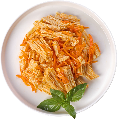 Салат из спаржи с морковью ЛЕНТА FRESH, 200г, крупный план