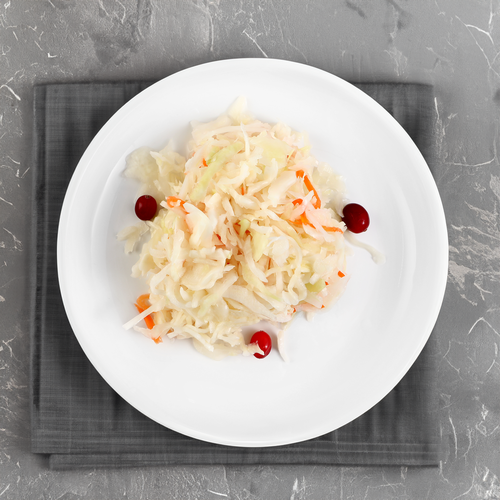 Капуста квашеная ТРАДИЦИИ ВКУСА с клюквой, 500г, вид