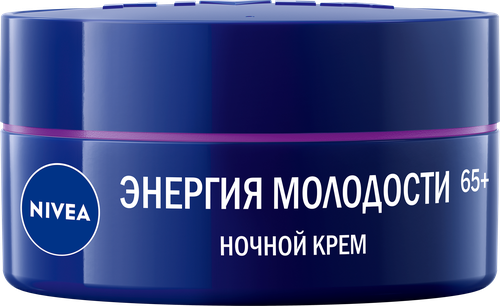 Крем ночной для лица NIVEA Энергия Молодости 65+, 51г, фотография