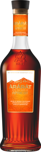 Напиток спиртной АРАРАТ Apricot на основе коньяка со вкусом абрикоса  30–35%, 0.5л, фото