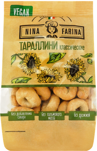 Тараллини NINA FARINA Классические, 180г, изображение