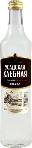 Водка УСАДСКАЯ Хлебная 38%, 0.5л