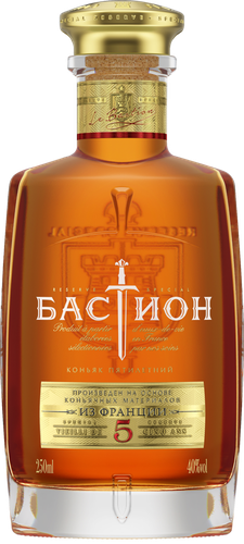 Коньяк БАСТИОН 5 лет 40%, 0.25л, фото
