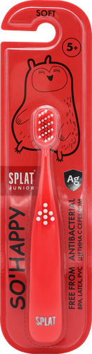 Зубная щетка детская SPLAT Junior с ионами серебра, с 5 лет, в  ассортименте, вид