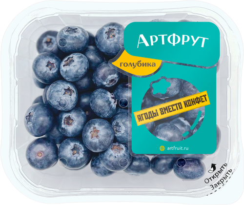 Голубика АРТФРУТ, 125г, крупный план