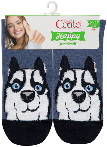 Носки женские CONTE Happy/Classic р. 23, 25, Арт. 18С-268СП/17С-183СП, крупный план