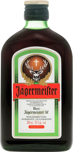 Ликер JAGERMEISTER десертный 35%, 0.2л