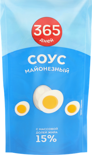 Соус майонезный 365 ДНЕЙ 15%, 220мл, фото