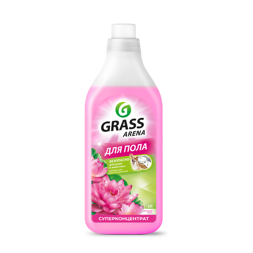 Средство для мытья полов GRASS Arena Цветущий лотос, с полирующим эффектом, 1л, картинка