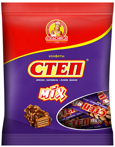 Конфеты СТЕП MIX, 200г, крупный план