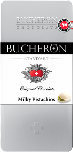 Шоколад BUCHERON Молочный с фисташками, 100г, фотография
