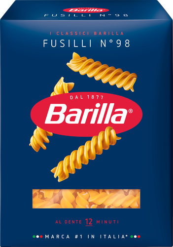 Макароны BARILLA Fusilli n.98 из твердых сортов пшеницы группа А высший сорт, 450г, картинка