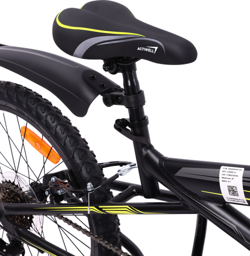 Велосипед горный ACTIWELL Junior 20" 6 скоростей, в ассортименте, Арт.  JUN20ST-U, детальное фото