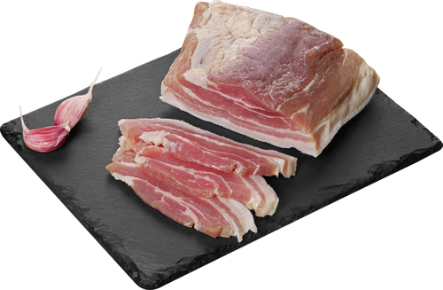 Грудинка соленая ЛЕНТА FRESH, весовая, вид