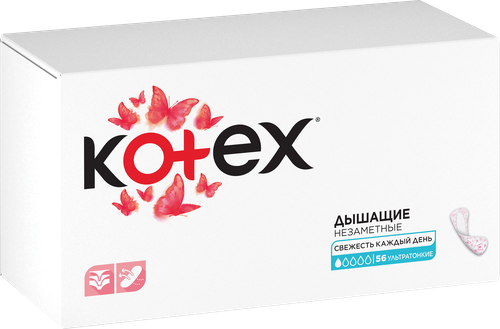 Прокладки ежедневные KOTEX Super Slim, 56шт, фото