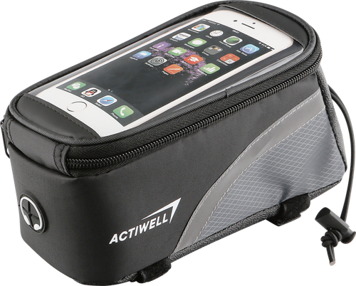 Сумка велосипедная ACTIWELL на раму, с карманом для телефона, Арт. BIK- 10, изображение