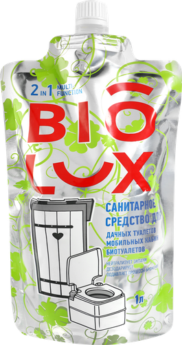 Средство для биотуалетов БИОЛЮКС, 1л, крупный план