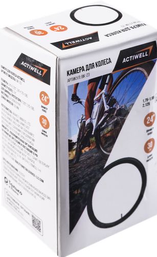 Камера для колеса ACTIWELL 24", 1,75/1,95/2,125, Арт. BIK-23, фото