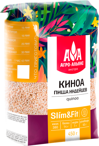 Киноа АГРО-АЛЬЯНС Экстра, 450г, картинка