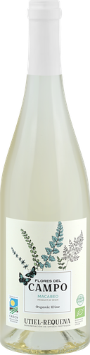 Вино FLORES DEL CAMPO Макабео ординарное сортовое белое сухое, 0.75л, изображение