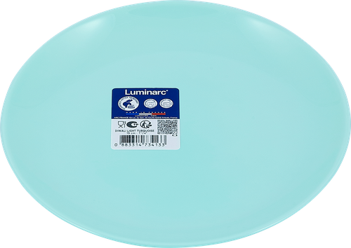Тарелка десертная LUMINARC Diwali Light Turquoise 19см Арт. P2613, детальное фото