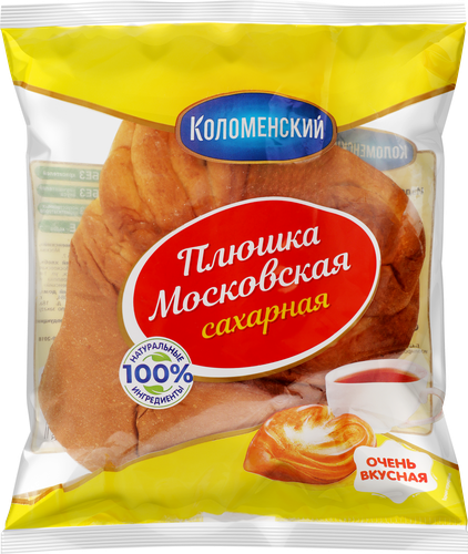 Плюшка сдобная КОЛОМЕНСКОЕ Московская сахарная, 150г, фото