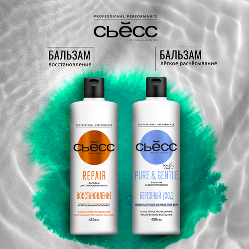 Шампунь для склонных к выпадению волос мужской СЬЁСС Men Anti-hair fall, 450мл, крупный план