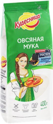 Мука овсяная КУДЕСНИЦА, 400г, фото