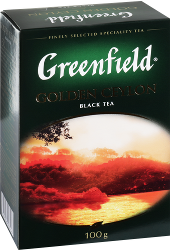 Чай черный GREENFIELD Golden Ceylon листовой, 100г, детальное фото