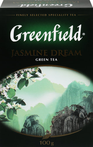 Чай зеленый GREENFIELD Jasmine Dream листовой, 100г, изображение