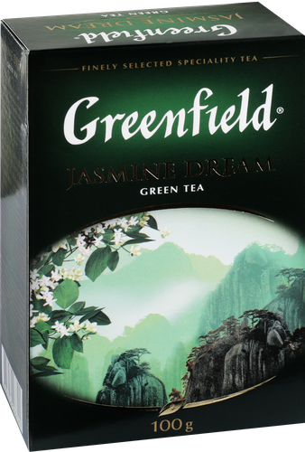Чай зеленый GREENFIELD Jasmine Dream листовой, 100г, вид