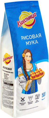 Мука рисовая КУДЕСНИЦА, 500г, вид
