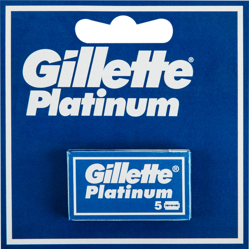 Лезвия сменные для бритвы GILLETTE Rubie Platinum, 5шт, картинка