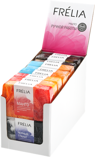Туалетное мыло FRELIA косметическое ручной работы, в ассортименте, 100г, фото