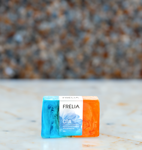 Туалетное мыло FRELIA косметическое ручной работы, в ассортименте, 100г, фотография