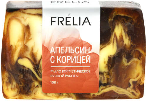 Туалетное мыло FRELIA косметическое ручной работы, в ассортименте, 100г, крупный план