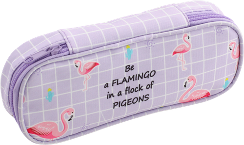 Пенал ЛЕНТА Be a flamingo, 17,5х8,5х2см, вид