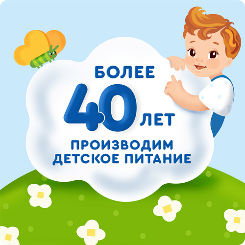 Батончик фруктово-злаковый детский АГУША Яблоко, клубника и злаки, с 12 месяцев, 15г, детальное фото