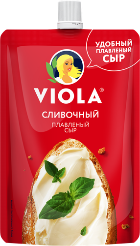 Сыр плавленый VIOLA Сливочный 45%, без змж, 180г, картинка