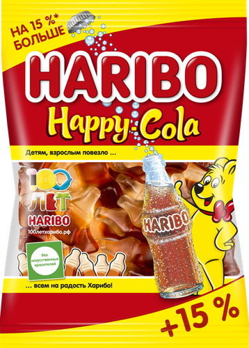 Мармелад жевательный HARIBO Happy Cola, 80г, детальное фото