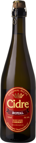 Напиток брожения слабоалкогольный CIDRE ROYAL Медовуха вишневая фильтрованная, пастеризованная, 5%, 0.75л, детальное фото