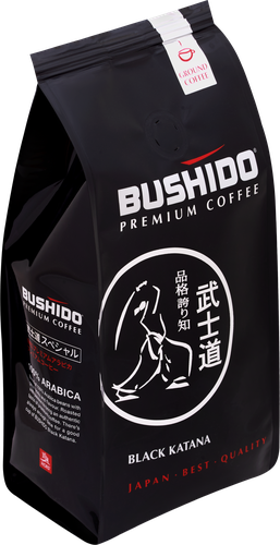 Кофе молотый BUSHIDO Black Katana, 227г, картинка