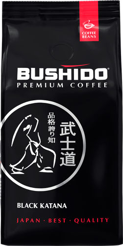 Кофе зерновой BUSHIDO Black Katana, 227г, вид