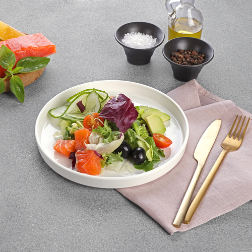 Салат Фреш с лососем ЛЕНТА FRESH, 200г, детальное фото