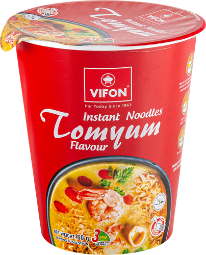 Лапша VIFON Ngon-Ngon со вкусом тайского том-ям, 60г, изображение