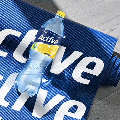 Напиток AQUA MINERALE Active Цитрус со вкусом лимона, 1л, картинка