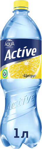 Напиток AQUA MINERALE Active Цитрус со вкусом лимона, 1л, изображение