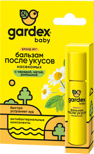Бальзам после укусов детский GARDEX Baby, 30мл, вид