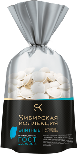 Пельмени SИБИРСКАЯ КОЛЛЕКЦИЯ Элитные ГОСТ, 700г, картинка