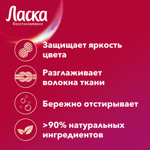Гель для стирки цветных вещей ЛАСКА, 4л, вид